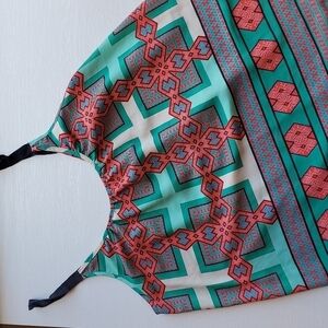 Pixley Colorful Aztec Print Cami L